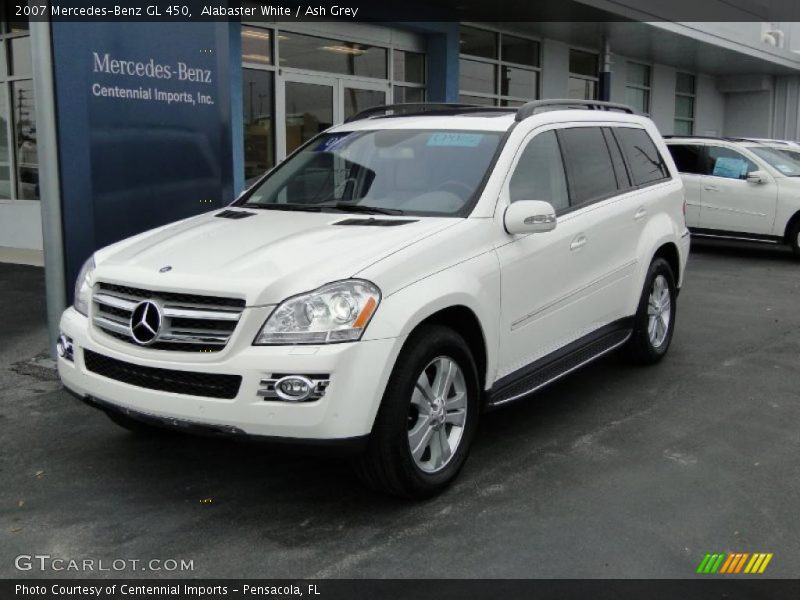 Alabaster White / Ash Grey 2007 Mercedes-Benz GL 450