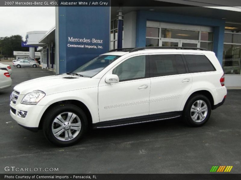 Alabaster White / Ash Grey 2007 Mercedes-Benz GL 450