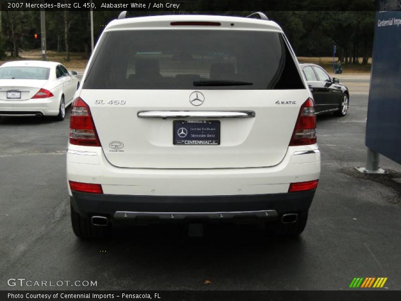 Alabaster White / Ash Grey 2007 Mercedes-Benz GL 450
