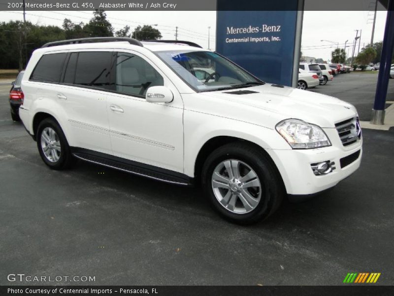 Alabaster White / Ash Grey 2007 Mercedes-Benz GL 450