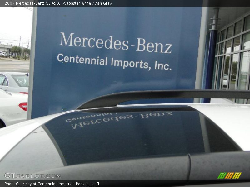 Alabaster White / Ash Grey 2007 Mercedes-Benz GL 450