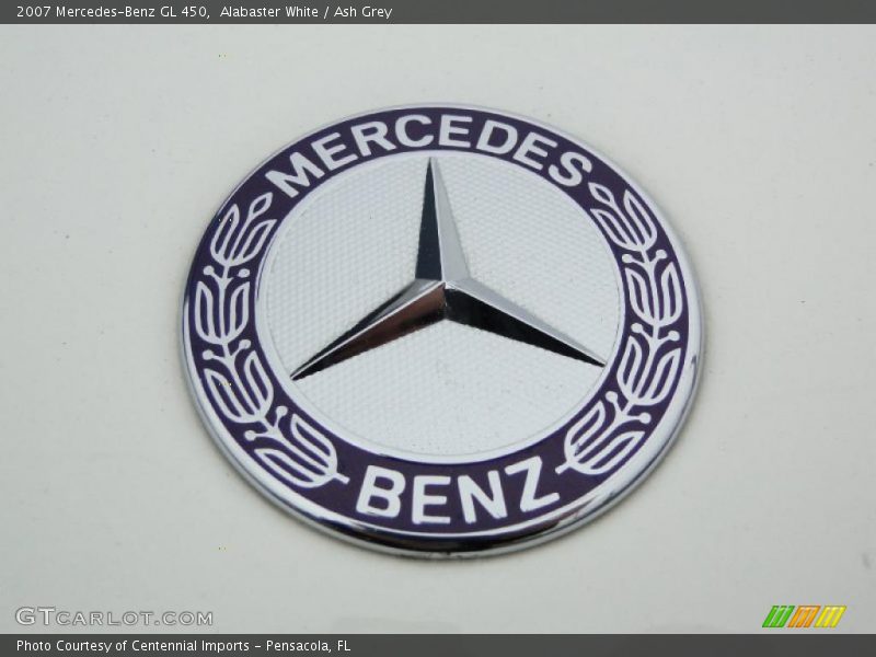 Alabaster White / Ash Grey 2007 Mercedes-Benz GL 450