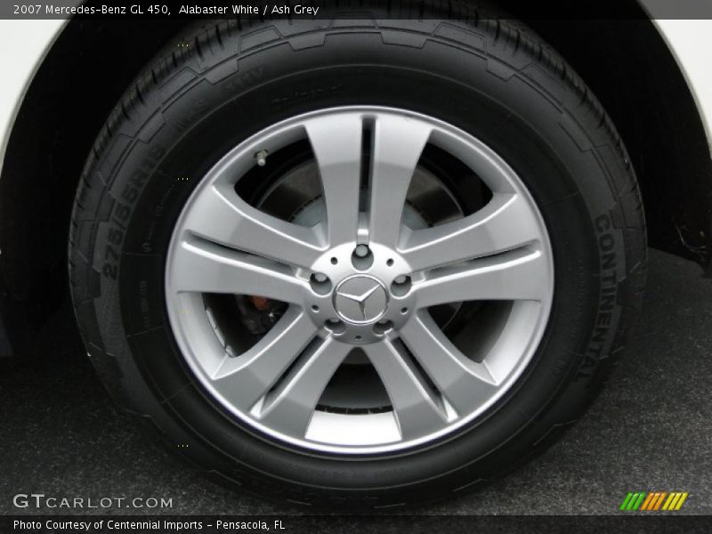 Alabaster White / Ash Grey 2007 Mercedes-Benz GL 450