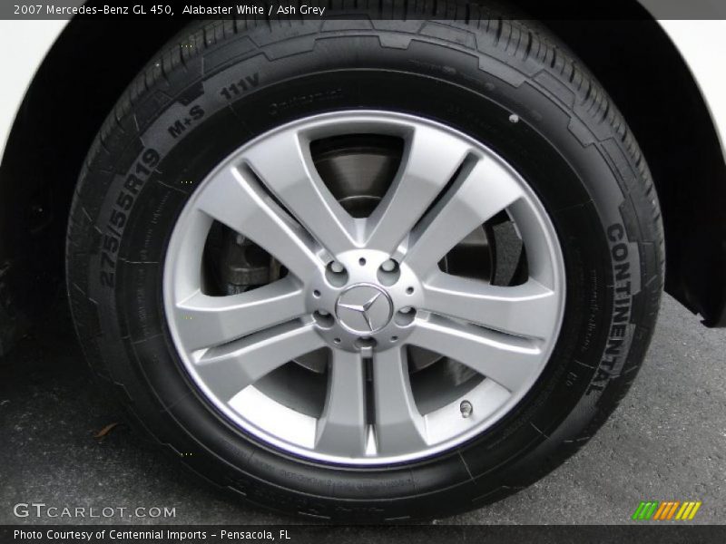 Alabaster White / Ash Grey 2007 Mercedes-Benz GL 450