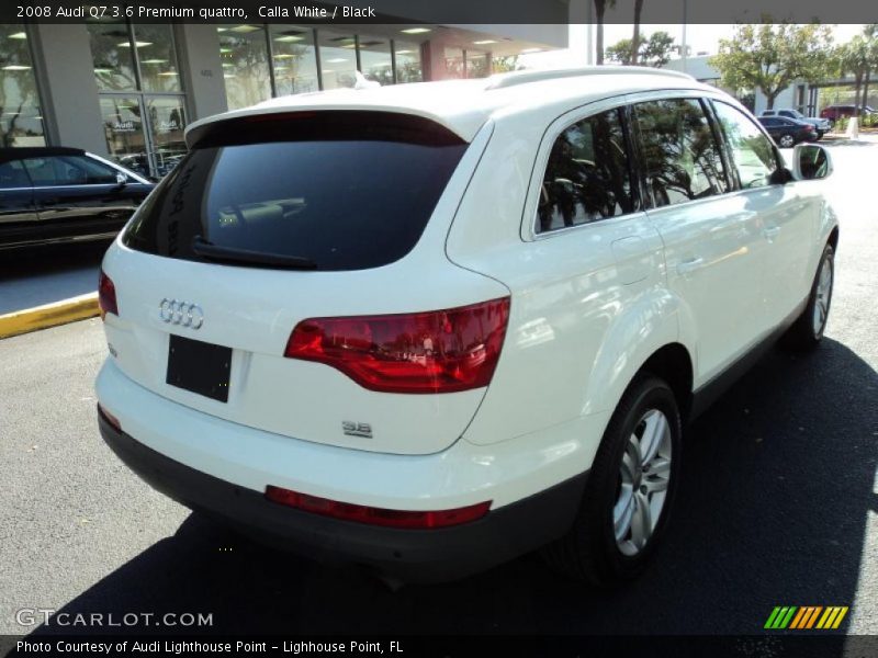 Calla White / Black 2008 Audi Q7 3.6 Premium quattro