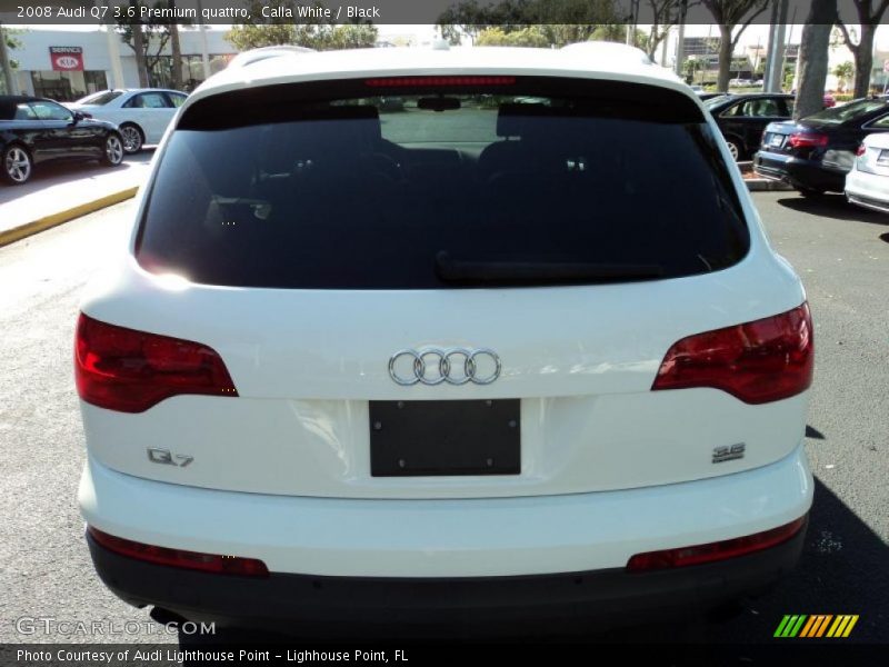 Calla White / Black 2008 Audi Q7 3.6 Premium quattro
