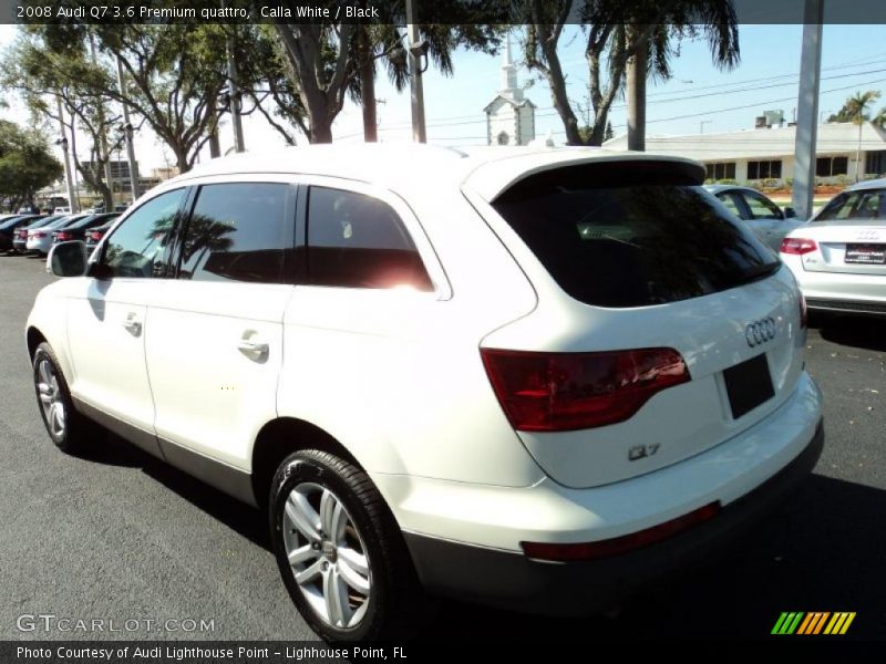 Calla White / Black 2008 Audi Q7 3.6 Premium quattro