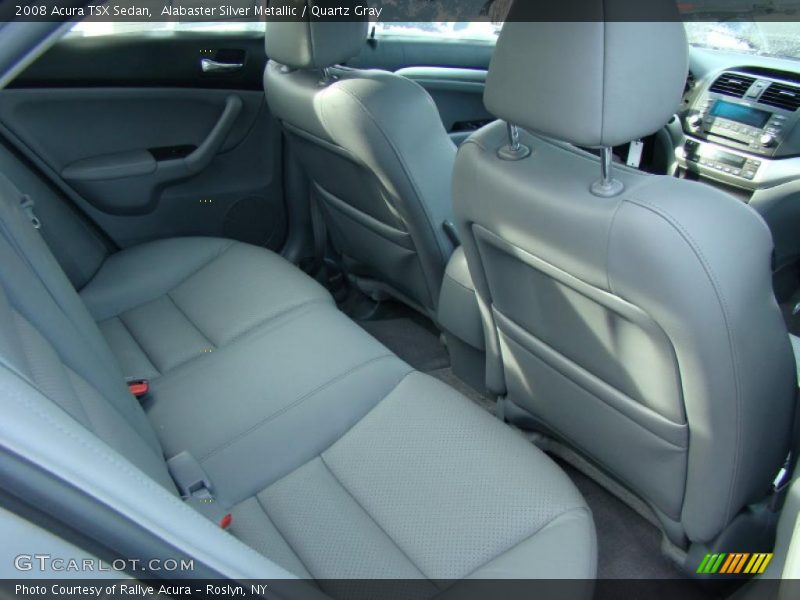 Alabaster Silver Metallic / Quartz Gray 2008 Acura TSX Sedan