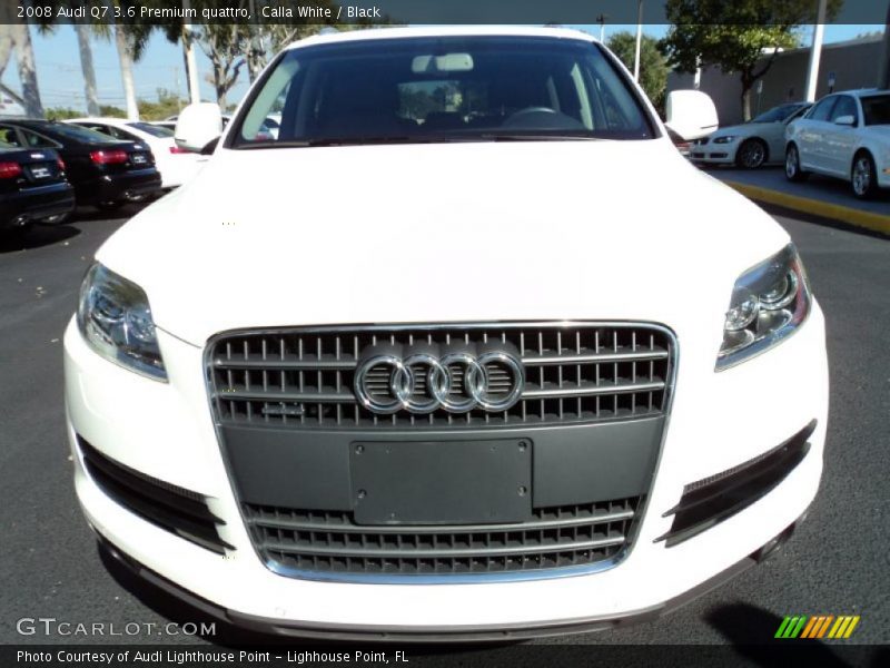 Calla White / Black 2008 Audi Q7 3.6 Premium quattro