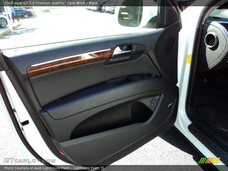 Calla White / Black 2008 Audi Q7 3.6 Premium quattro