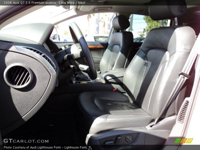 Calla White / Black 2008 Audi Q7 3.6 Premium quattro