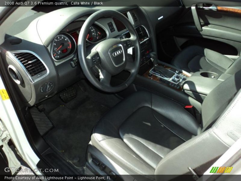 Calla White / Black 2008 Audi Q7 3.6 Premium quattro