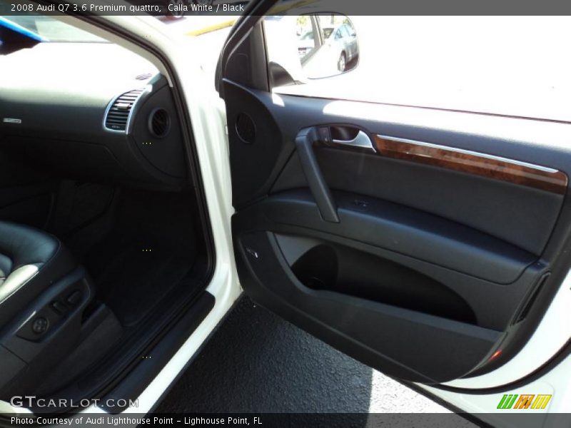 Calla White / Black 2008 Audi Q7 3.6 Premium quattro