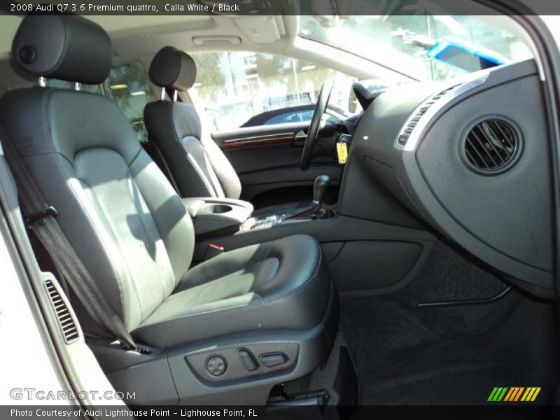 Calla White / Black 2008 Audi Q7 3.6 Premium quattro