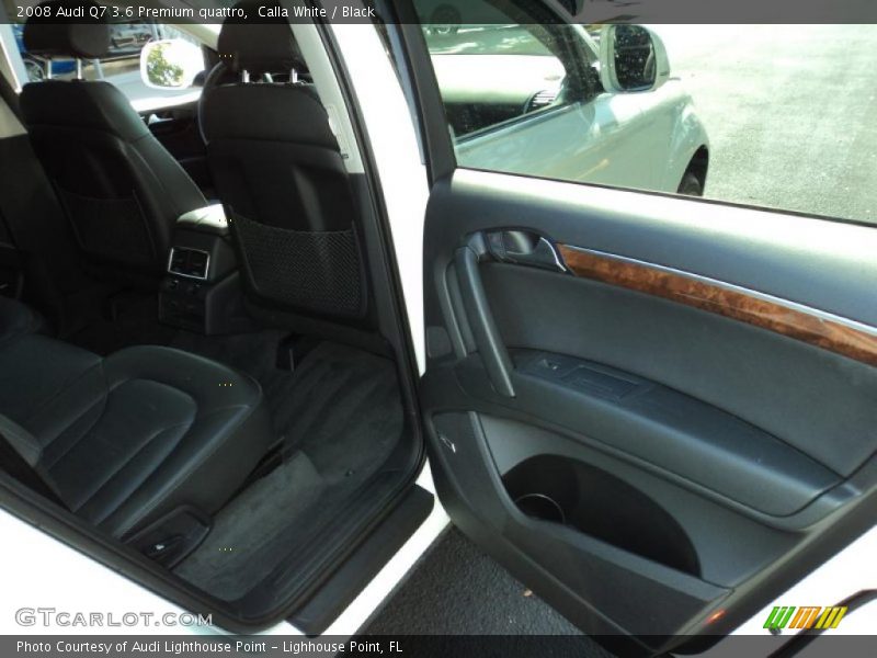 Calla White / Black 2008 Audi Q7 3.6 Premium quattro