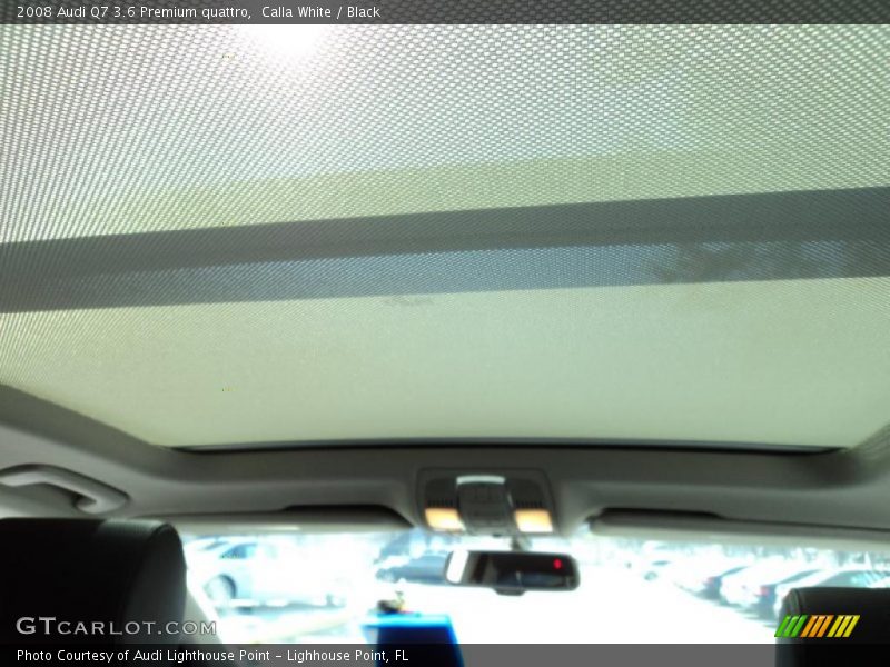 Calla White / Black 2008 Audi Q7 3.6 Premium quattro