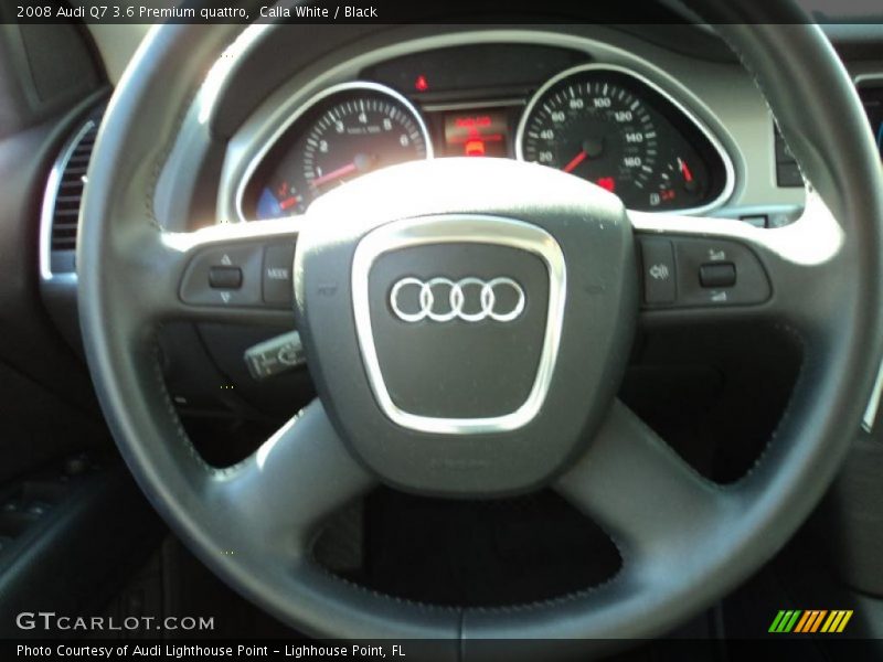 Calla White / Black 2008 Audi Q7 3.6 Premium quattro