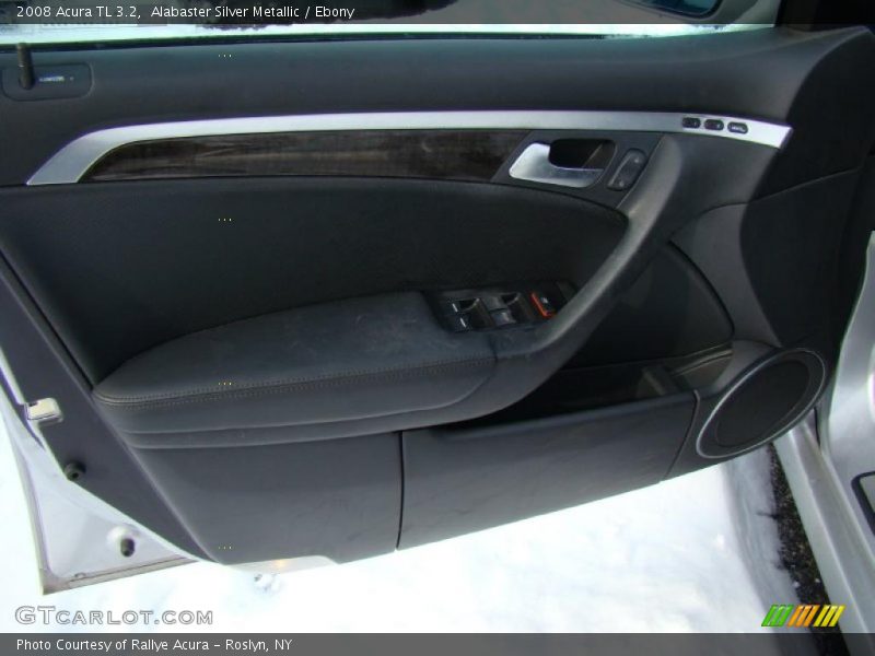 Alabaster Silver Metallic / Ebony 2008 Acura TL 3.2