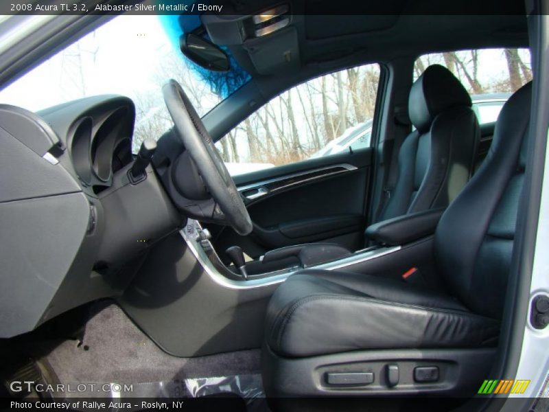Alabaster Silver Metallic / Ebony 2008 Acura TL 3.2