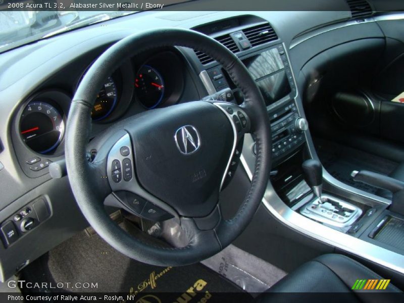 Alabaster Silver Metallic / Ebony 2008 Acura TL 3.2