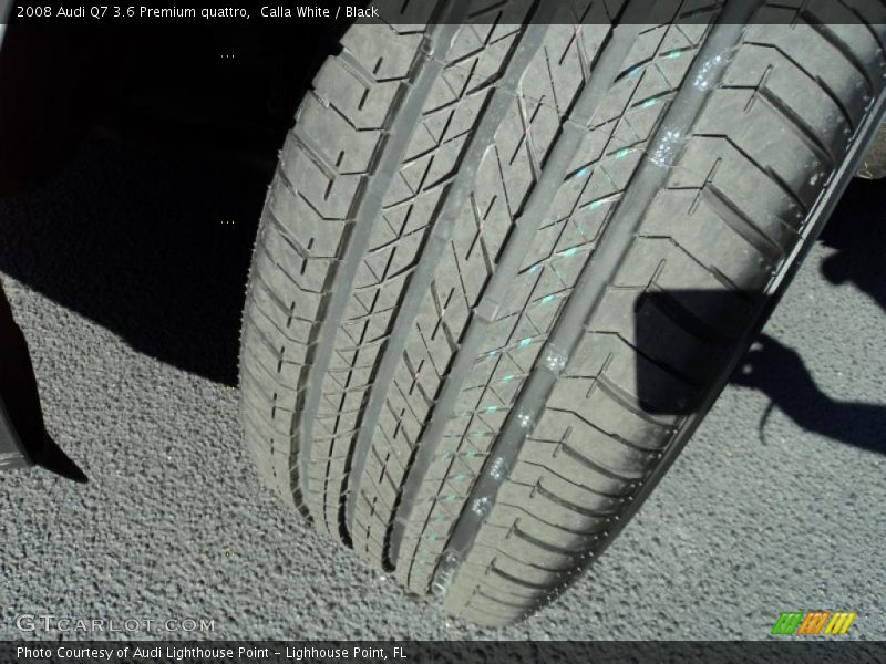 Calla White / Black 2008 Audi Q7 3.6 Premium quattro