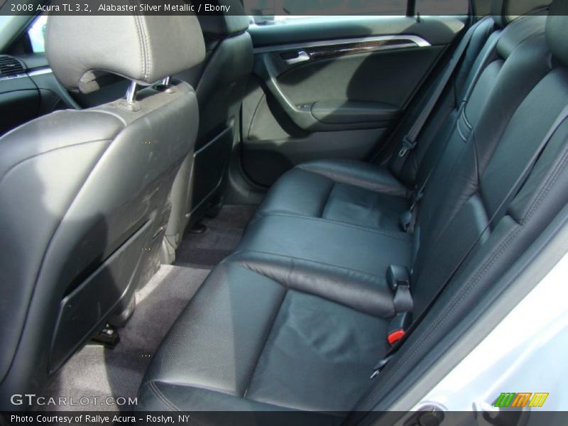Alabaster Silver Metallic / Ebony 2008 Acura TL 3.2