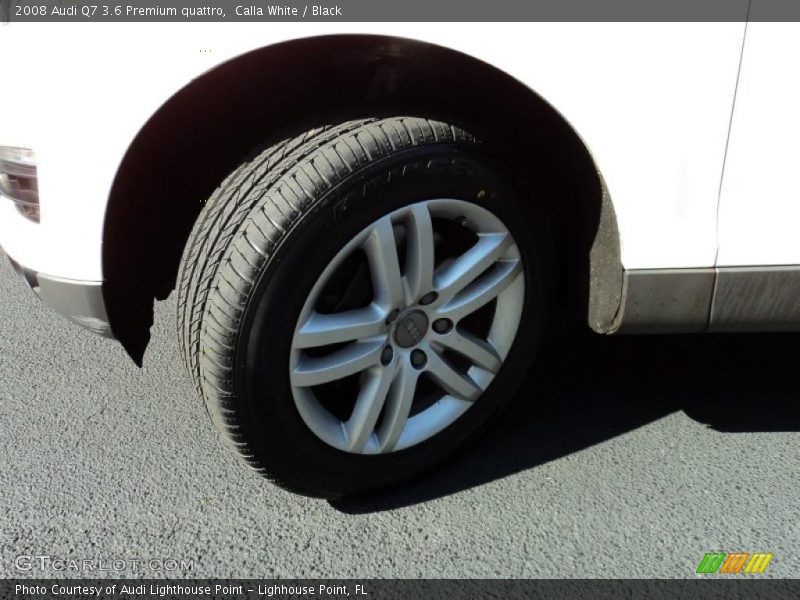 Calla White / Black 2008 Audi Q7 3.6 Premium quattro