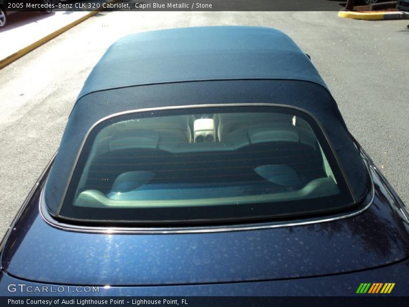 Capri Blue Metallic / Stone 2005 Mercedes-Benz CLK 320 Cabriolet