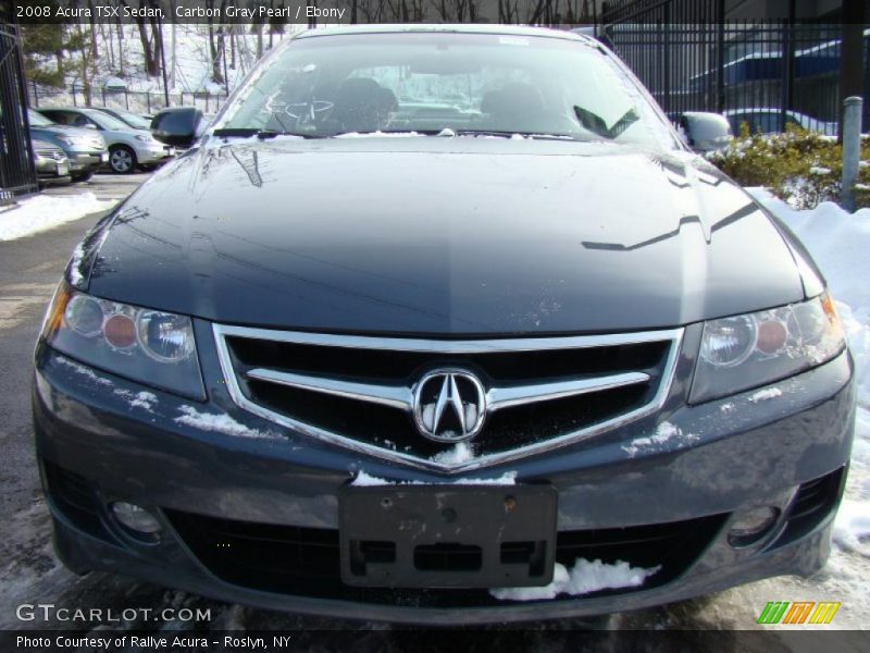 Carbon Gray Pearl / Ebony 2008 Acura TSX Sedan