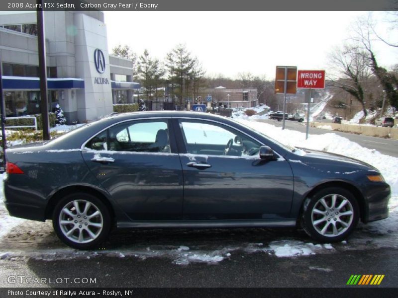 Carbon Gray Pearl / Ebony 2008 Acura TSX Sedan