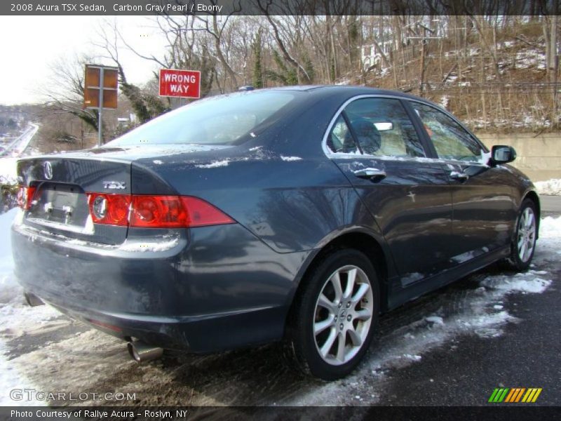 Carbon Gray Pearl / Ebony 2008 Acura TSX Sedan