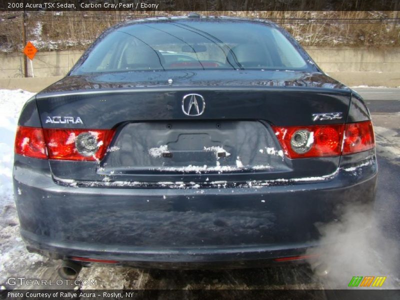 Carbon Gray Pearl / Ebony 2008 Acura TSX Sedan
