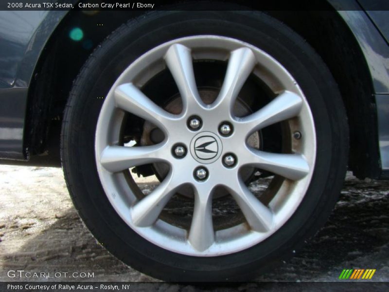Carbon Gray Pearl / Ebony 2008 Acura TSX Sedan