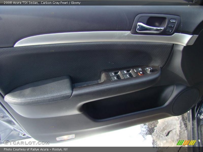 Carbon Gray Pearl / Ebony 2008 Acura TSX Sedan