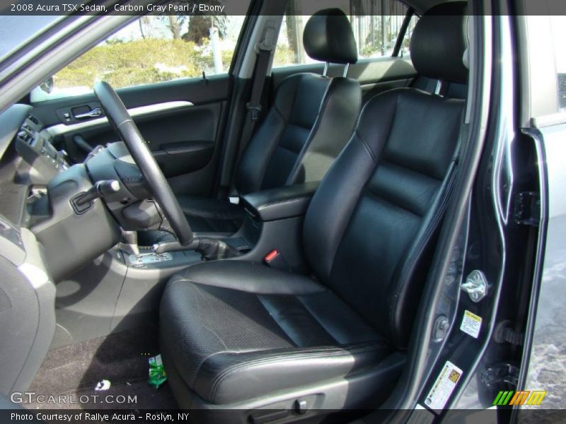 Carbon Gray Pearl / Ebony 2008 Acura TSX Sedan