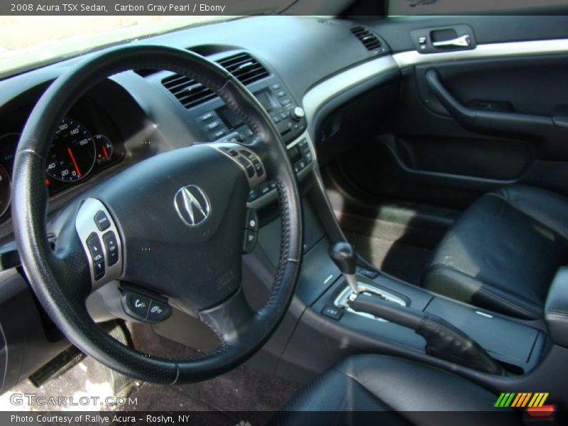 Carbon Gray Pearl / Ebony 2008 Acura TSX Sedan