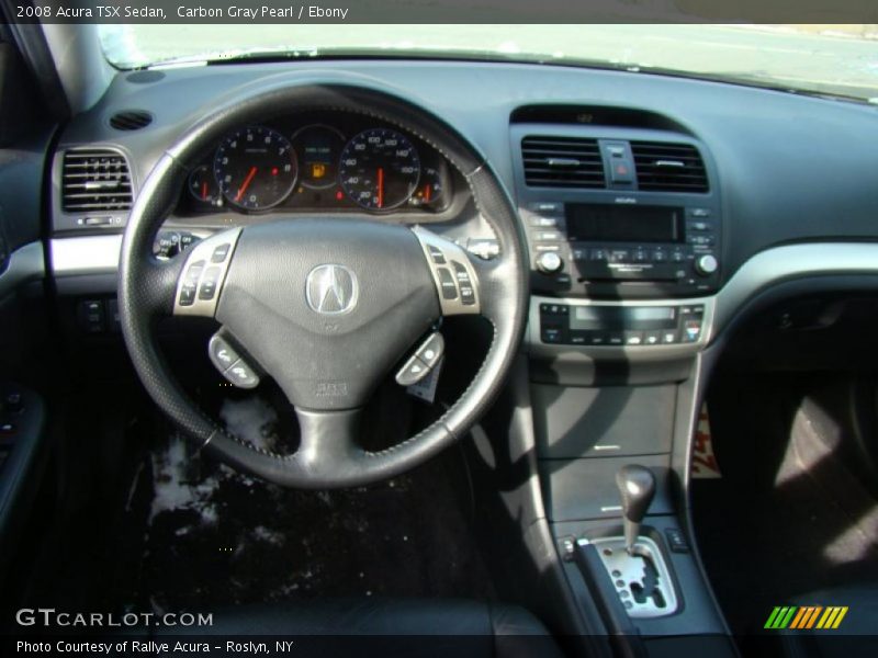 Carbon Gray Pearl / Ebony 2008 Acura TSX Sedan
