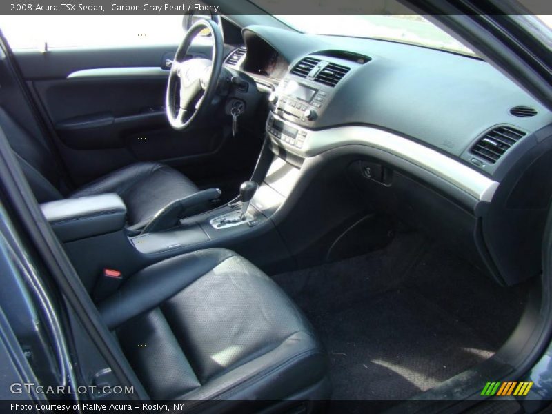 Carbon Gray Pearl / Ebony 2008 Acura TSX Sedan