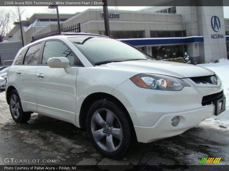 White Diamond Pearl / Ebony 2008 Acura RDX Technology