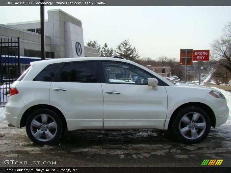 White Diamond Pearl / Ebony 2008 Acura RDX Technology