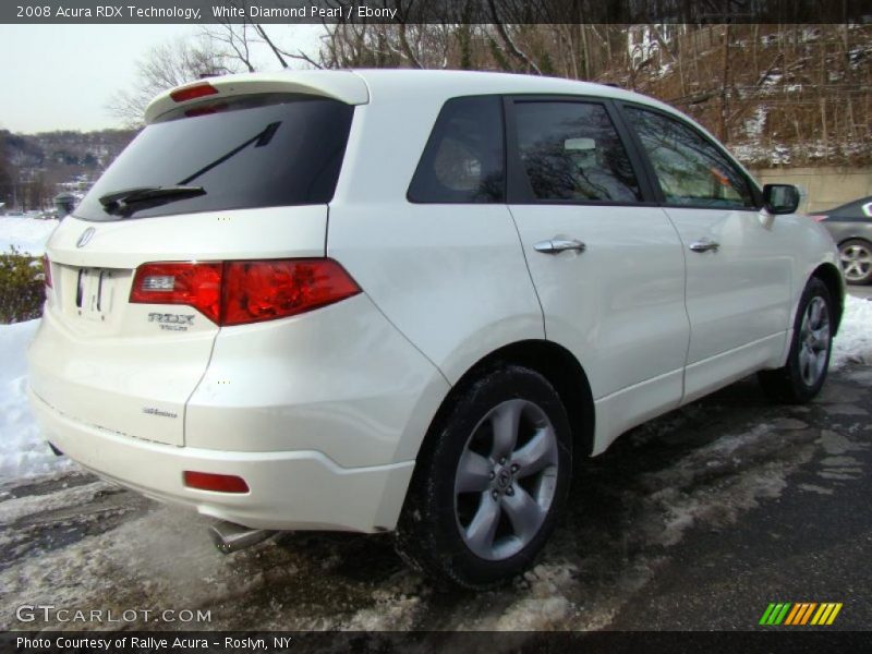 White Diamond Pearl / Ebony 2008 Acura RDX Technology