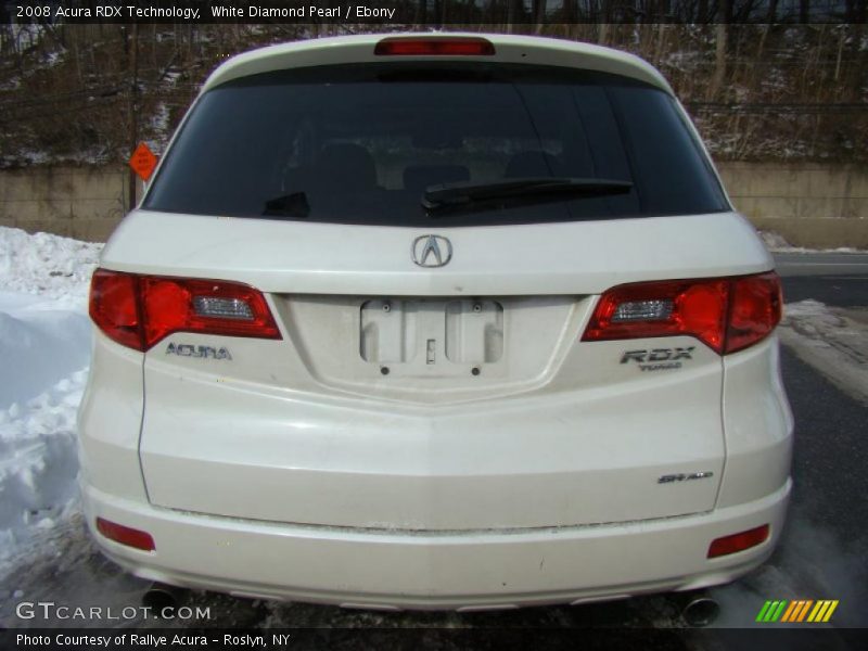 White Diamond Pearl / Ebony 2008 Acura RDX Technology