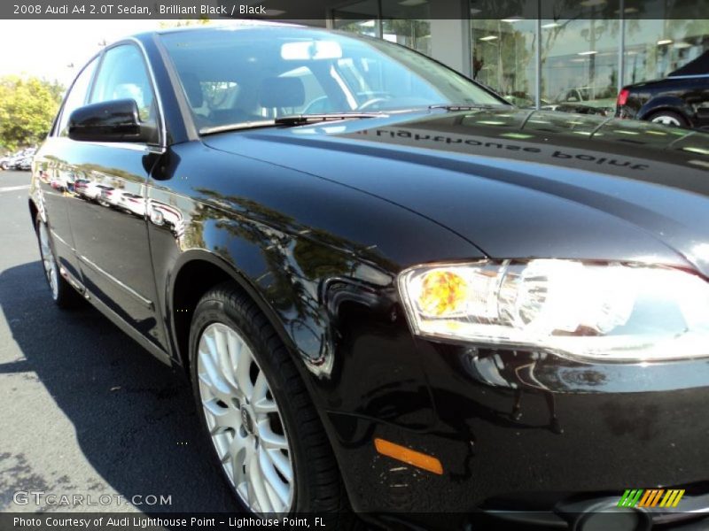 Brilliant Black / Black 2008 Audi A4 2.0T Sedan