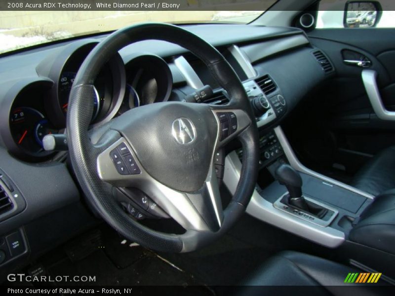 White Diamond Pearl / Ebony 2008 Acura RDX Technology
