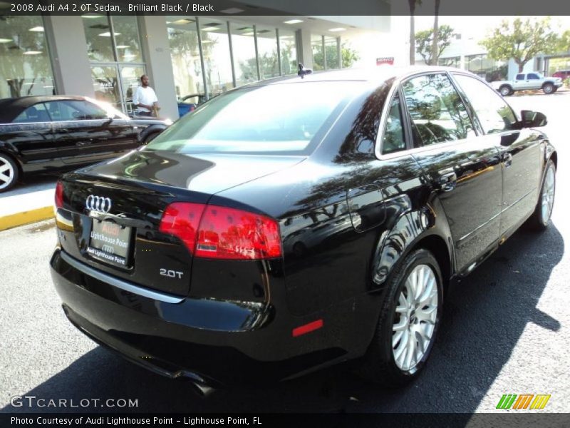 Brilliant Black / Black 2008 Audi A4 2.0T Sedan