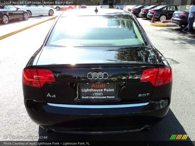Brilliant Black / Black 2008 Audi A4 2.0T Sedan