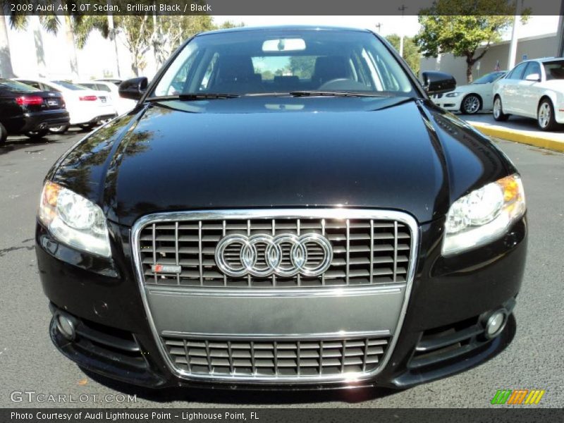 Brilliant Black / Black 2008 Audi A4 2.0T Sedan