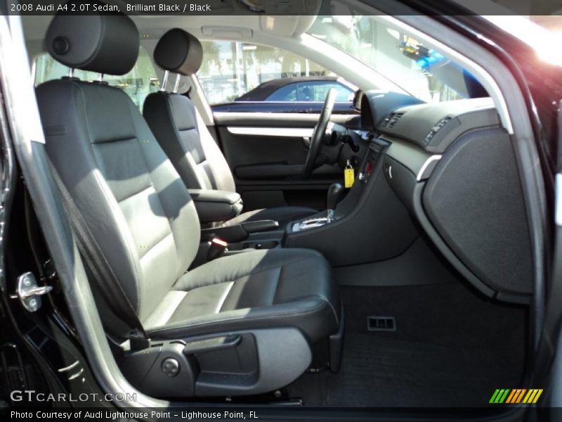 Brilliant Black / Black 2008 Audi A4 2.0T Sedan