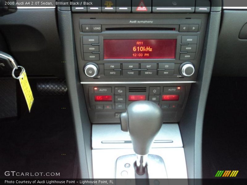Brilliant Black / Black 2008 Audi A4 2.0T Sedan