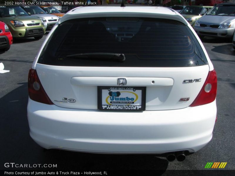 Taffeta White / Black 2002 Honda Civic Si Hatchback